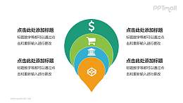 多层次经济金融关系PPT模板下载