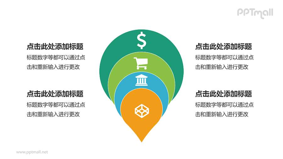 多层次经济金融关系PPT模板下载