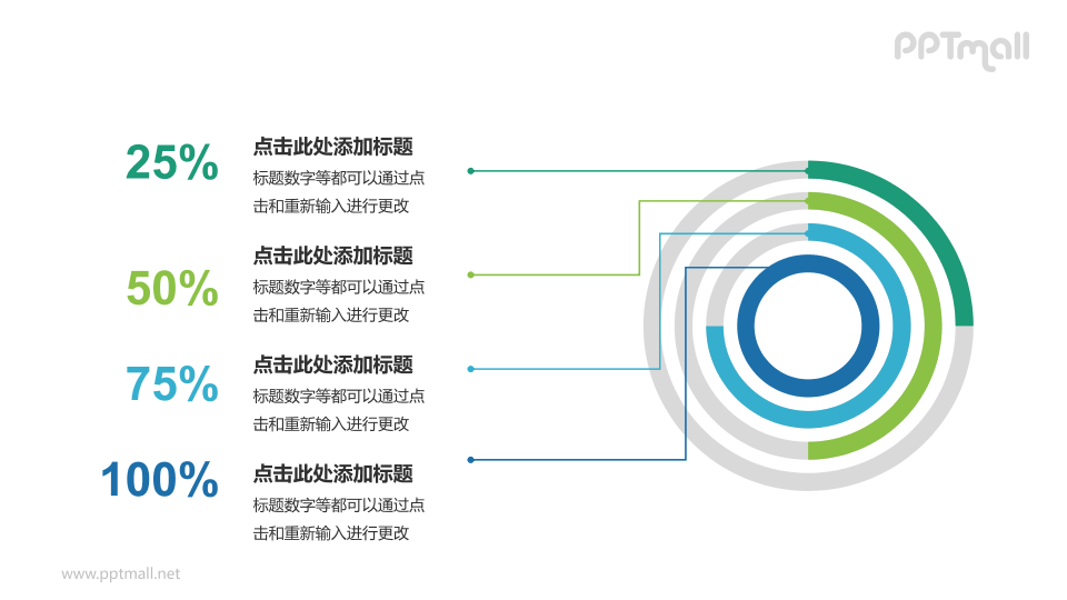 数据比例PPT模板下载