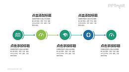 流程步骤引导PPT模板下载